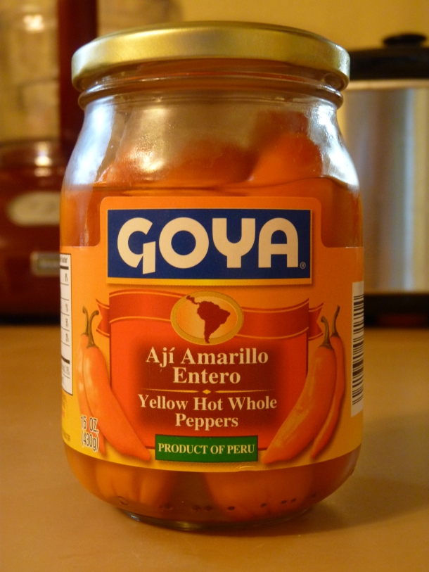 whole canned aji amarillo peppers
